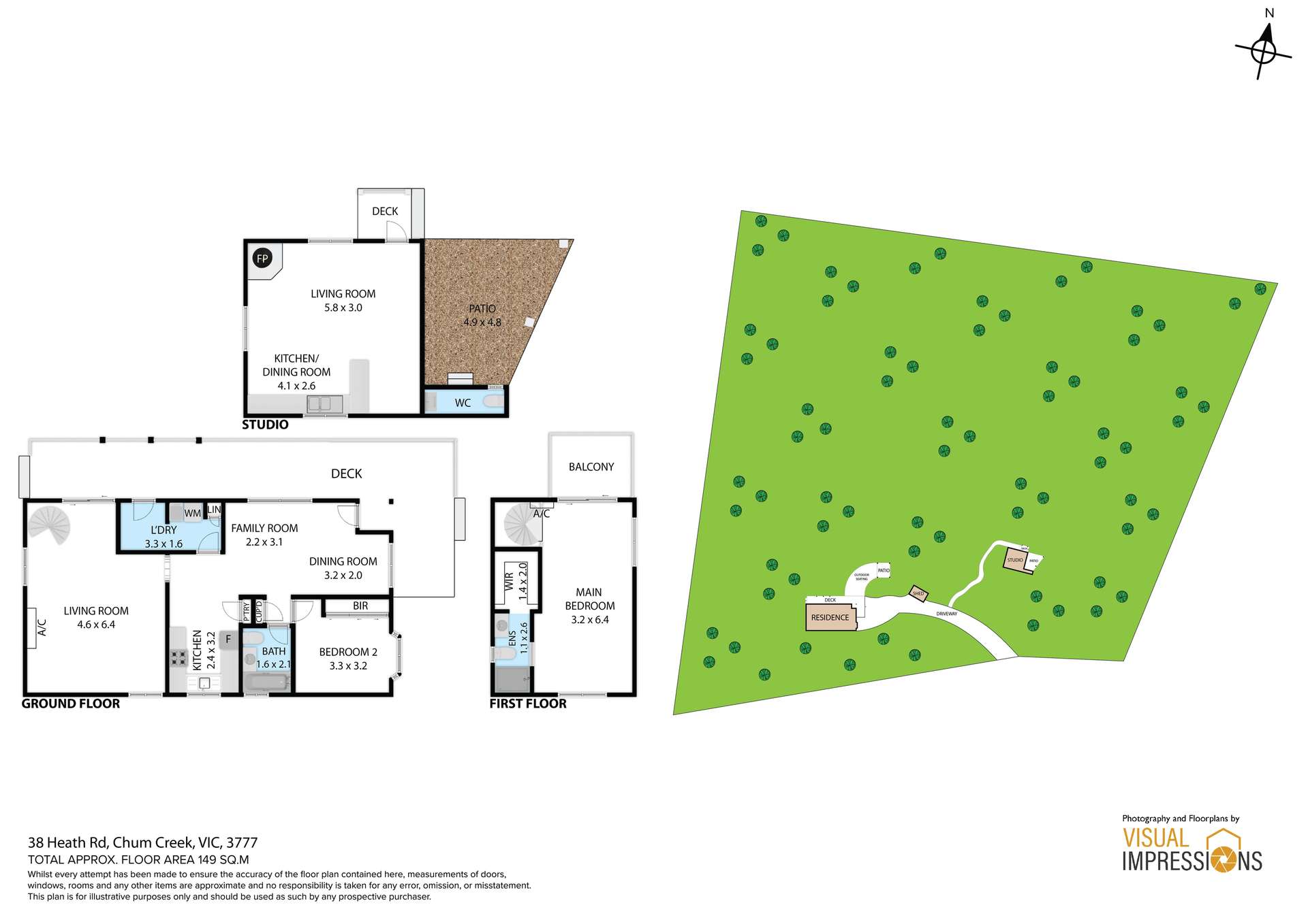 38 Heath Road, Chum Creek For Sale by Farmbuy.com - floorplan 1