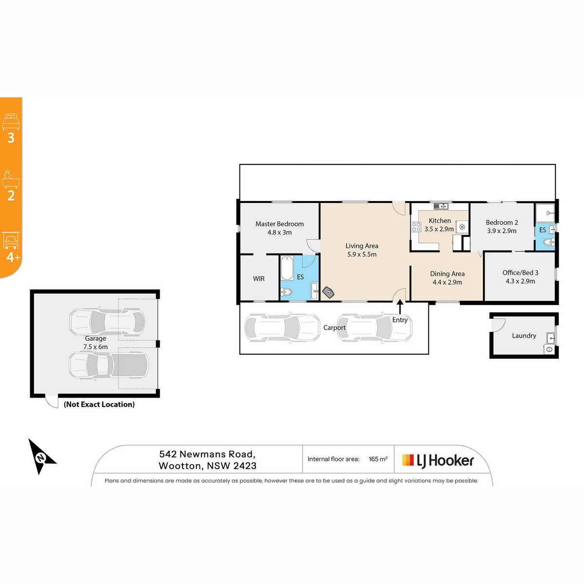 542 Newmans Road, Wootton For Sale by Farmbuy.com - floorplan 1
