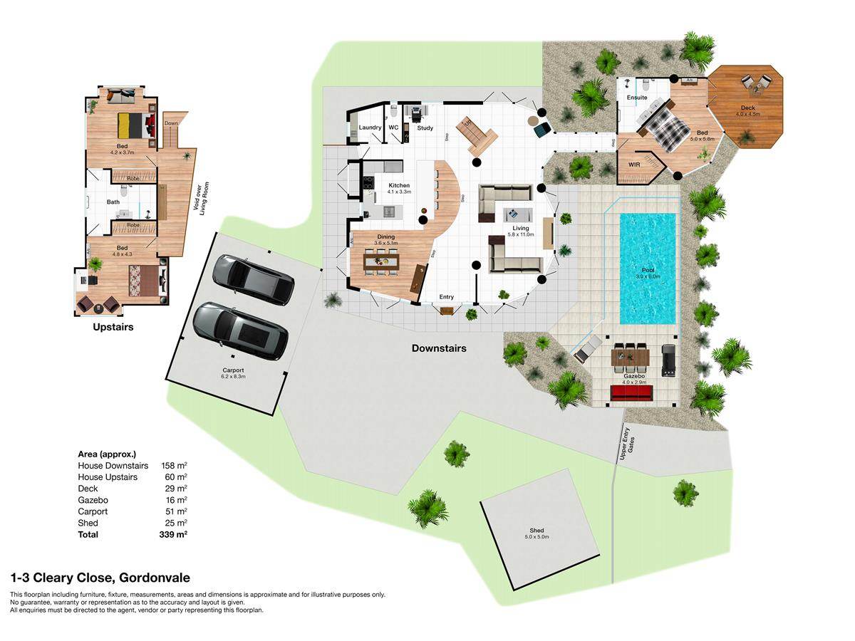 1-3 Cleary Close, Gordonvale For Sale by Farmbuy.com - floorplan 1