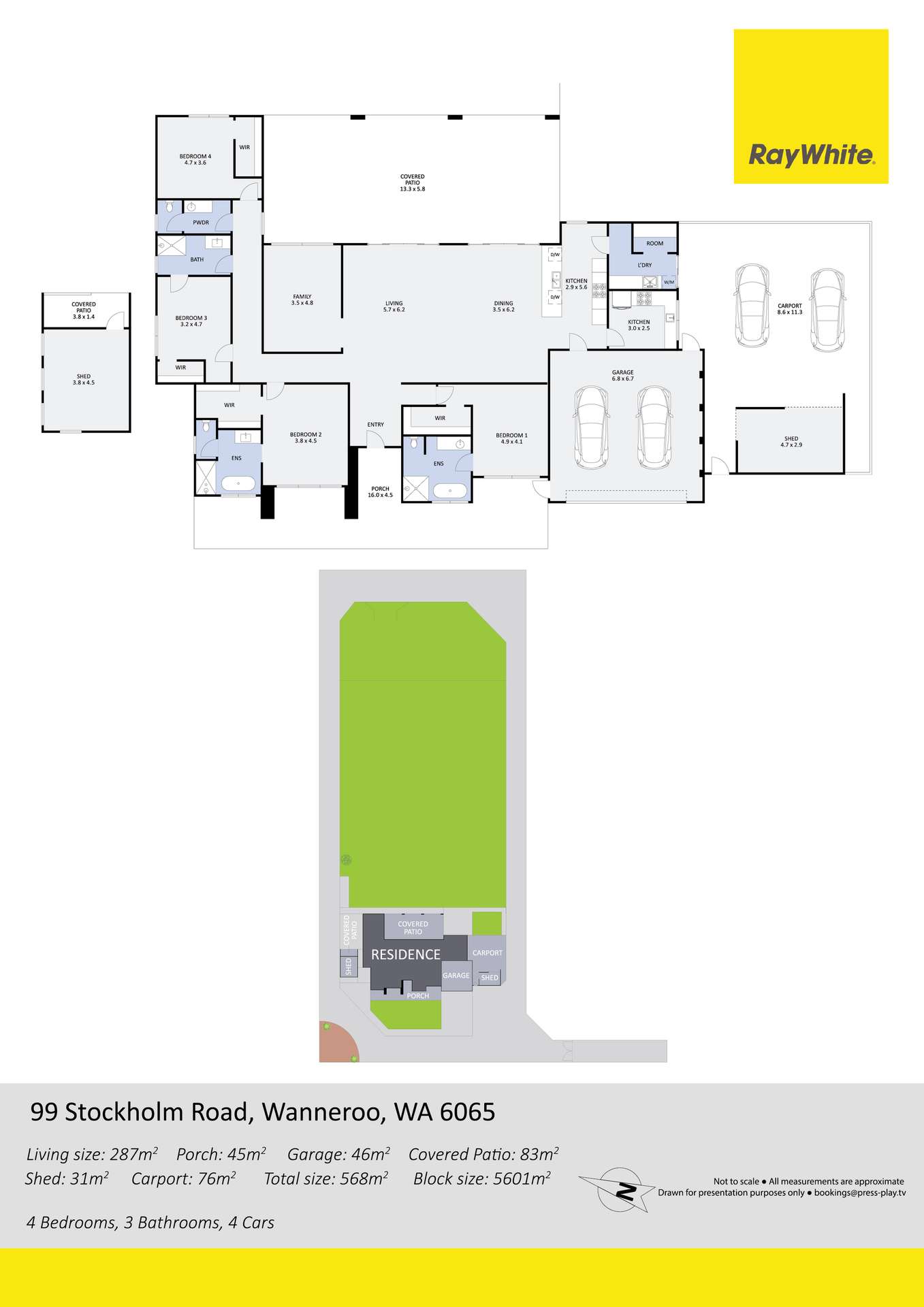 99 Stockholm Road, Wanneroo For Sale by Farmbuy.com - floorplan 1