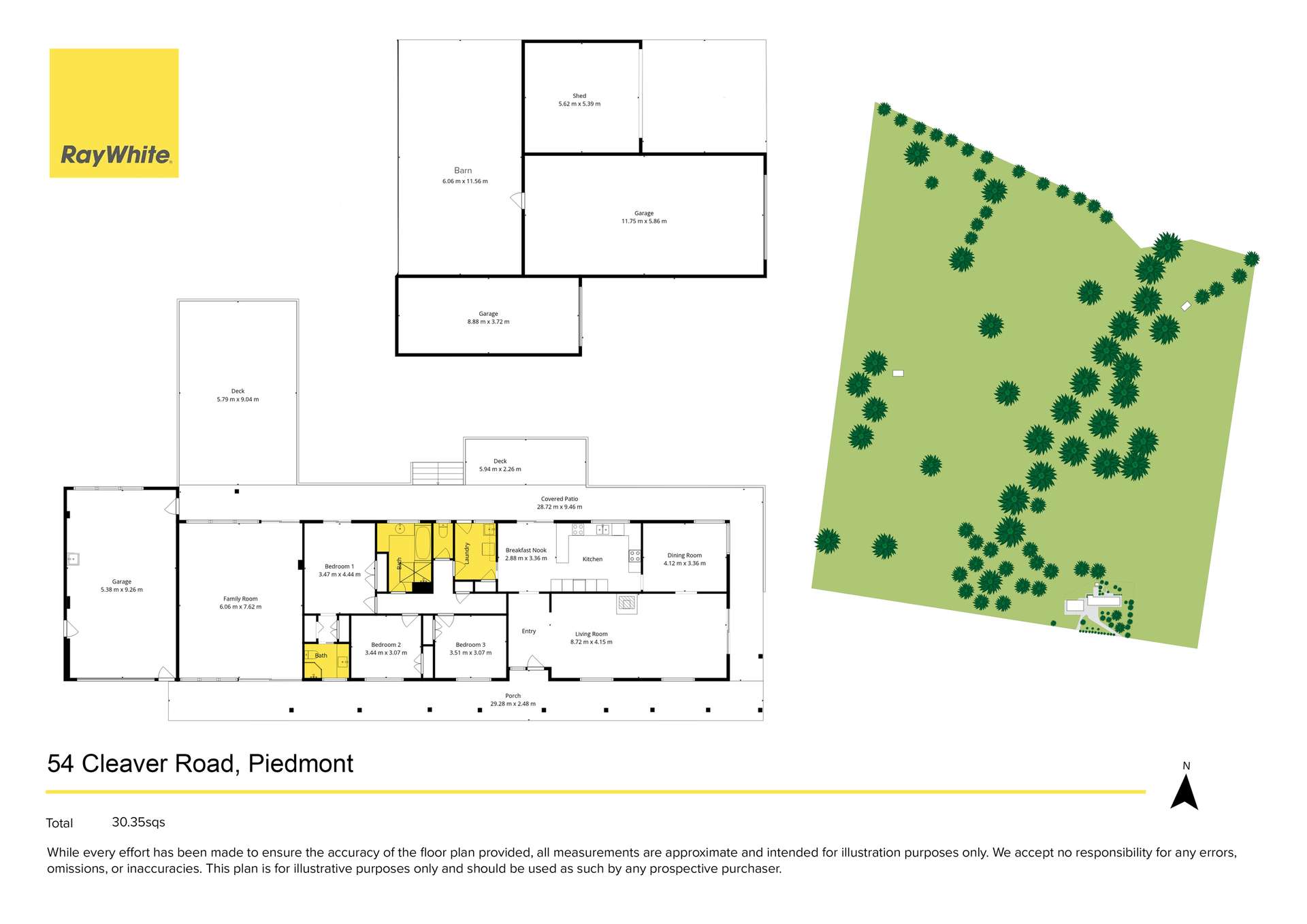 54 Cleaver Road, Piedmont For Sale by Farmbuy.com - floorplan 1
