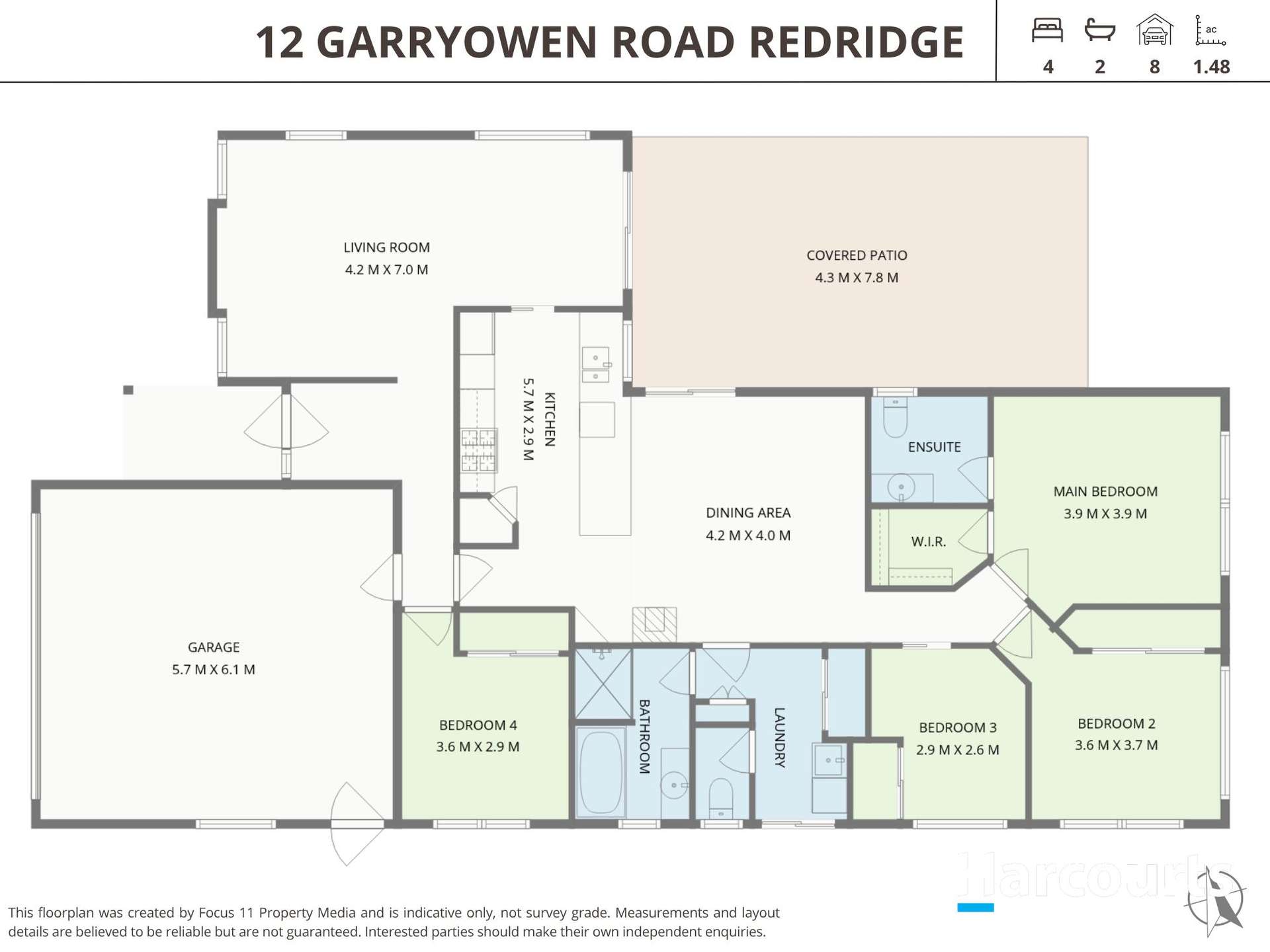 12 Garryowen Rd, Redridge For Sale by Farmbuy.com - floorplan 1