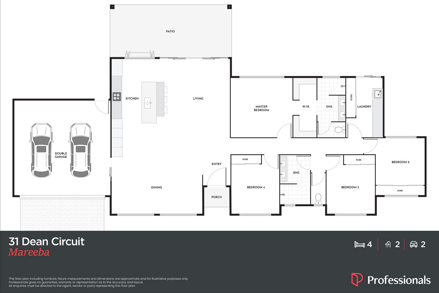 31 Dean Circuit, Mareeba For Sale by Farmbuy.com - floorplan 1