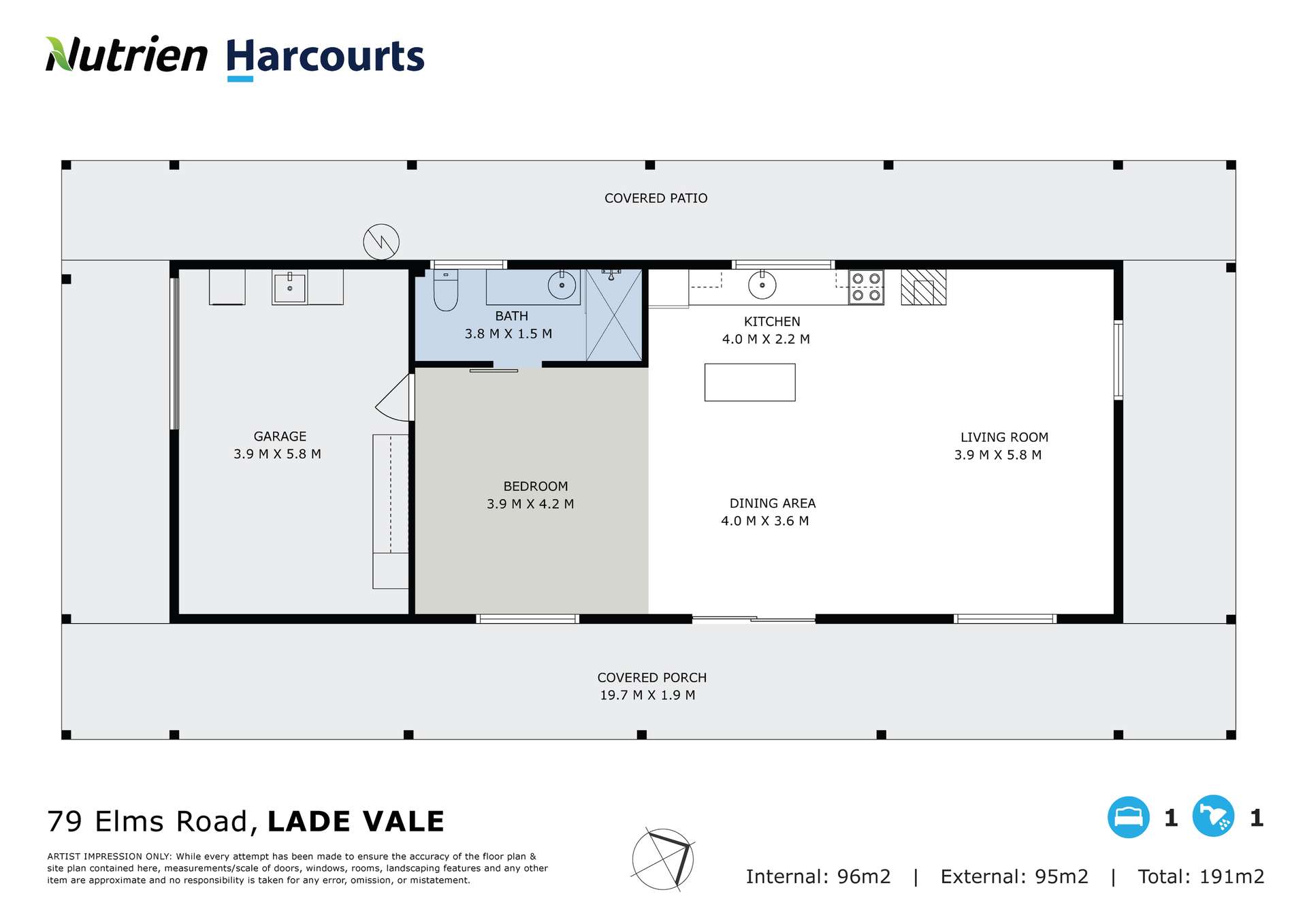 79 Elms Road, Lade Vale For Sale by Farmbuy.com - floorplan 1