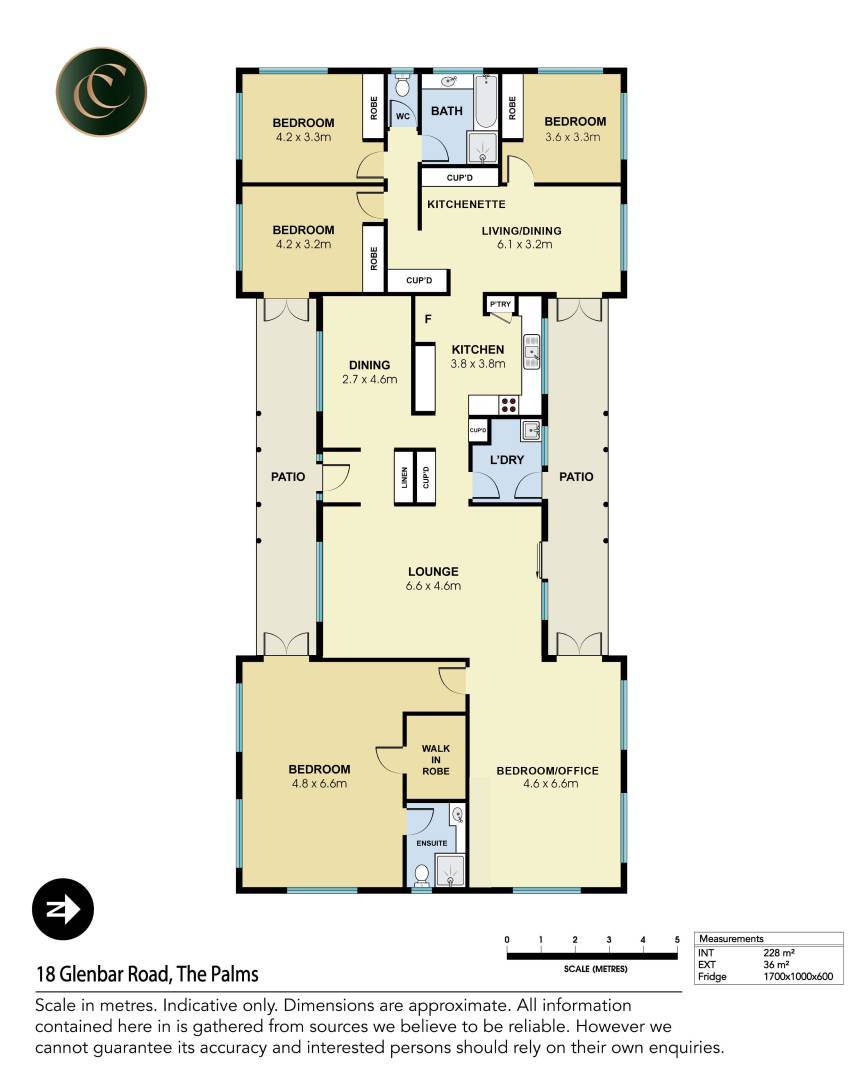 18 Glenbar Road, The Palms For Sale by Farmbuy.com - floorplan 1