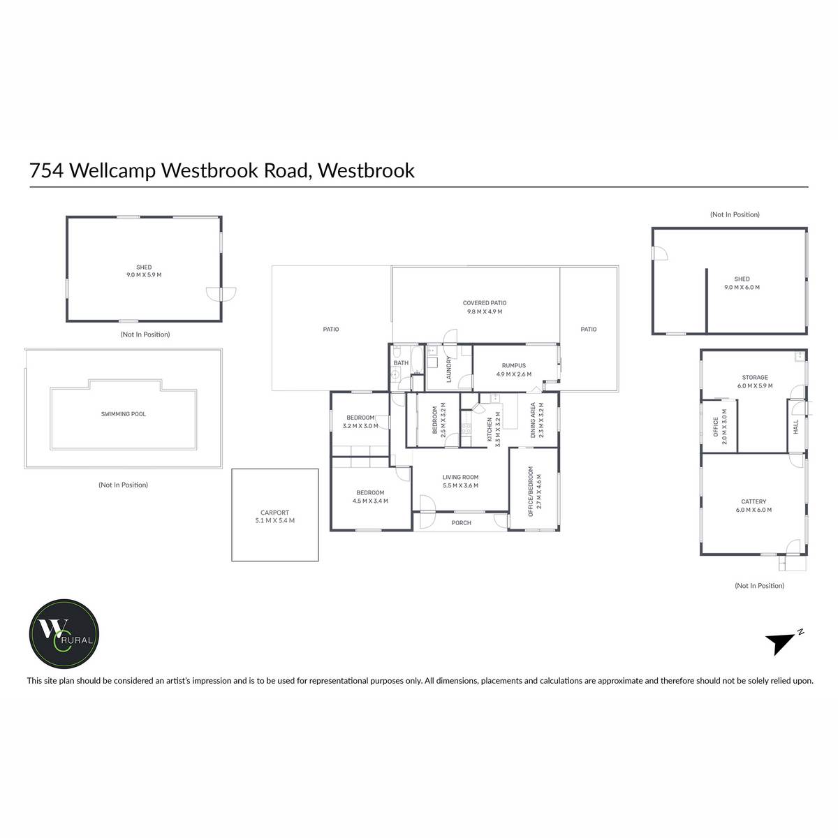 754 Wellcamp Westbrook Road, Westbrook For Sale by Farmbuy.com - floorplan 2