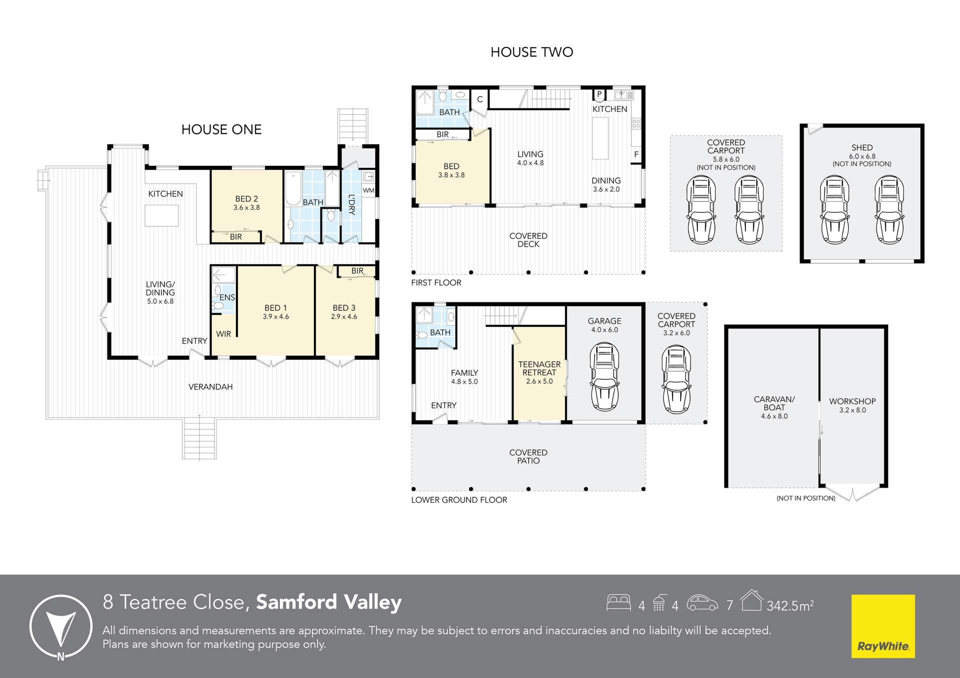 8 Teatree Close, Samford Valley For Sale by Farmbuy.com - floorplan 1