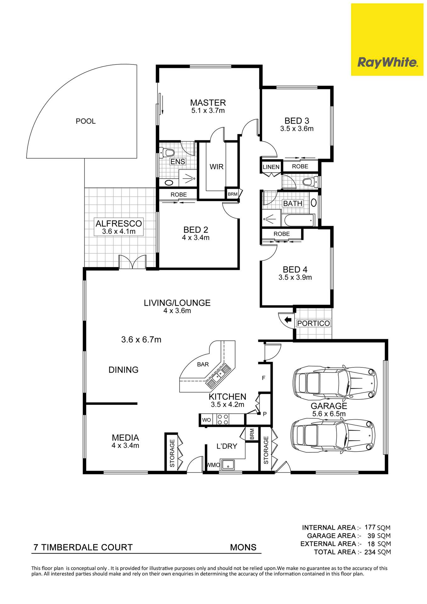 7 Timberdale Court, Mons For Sale by Farmbuy.com - floorplan 1