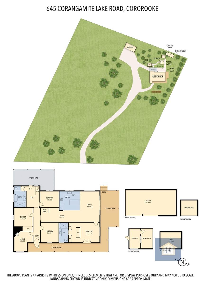 645 Corangamite Lake Road, Cororooke For Sale by Farmbuy.com - floorplan 1