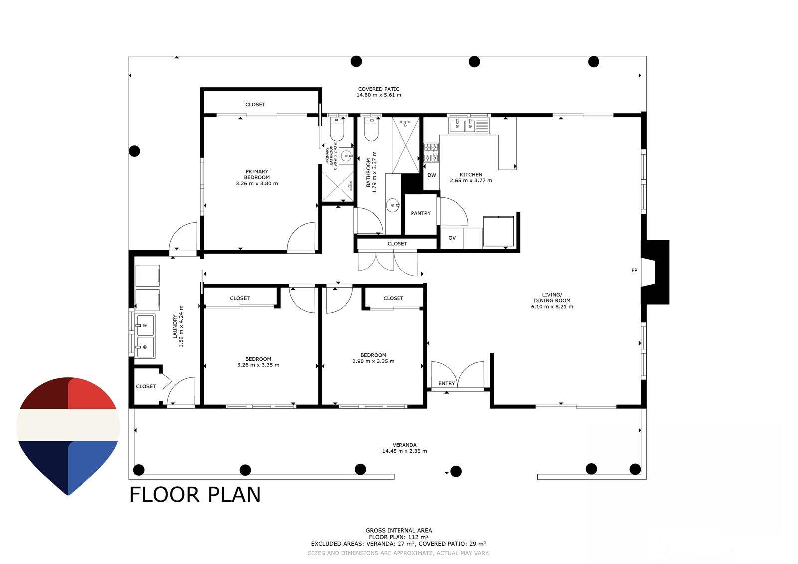 137 Trafalgar Drive, Morayfield For Sale by Farmbuy.com - floorplan 1