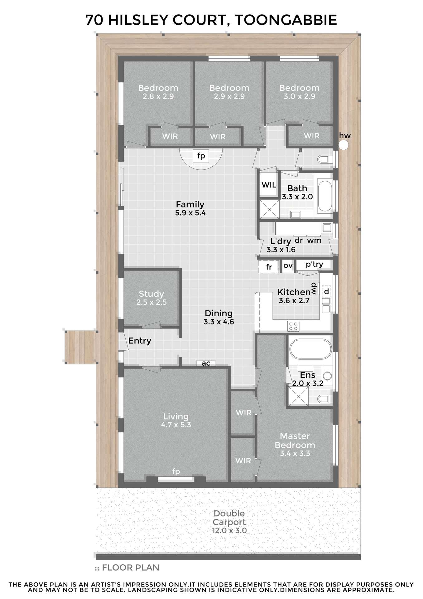 70 Hilsley Court, Toongabbie For Sale by Farmbuy.com - floorplan 2