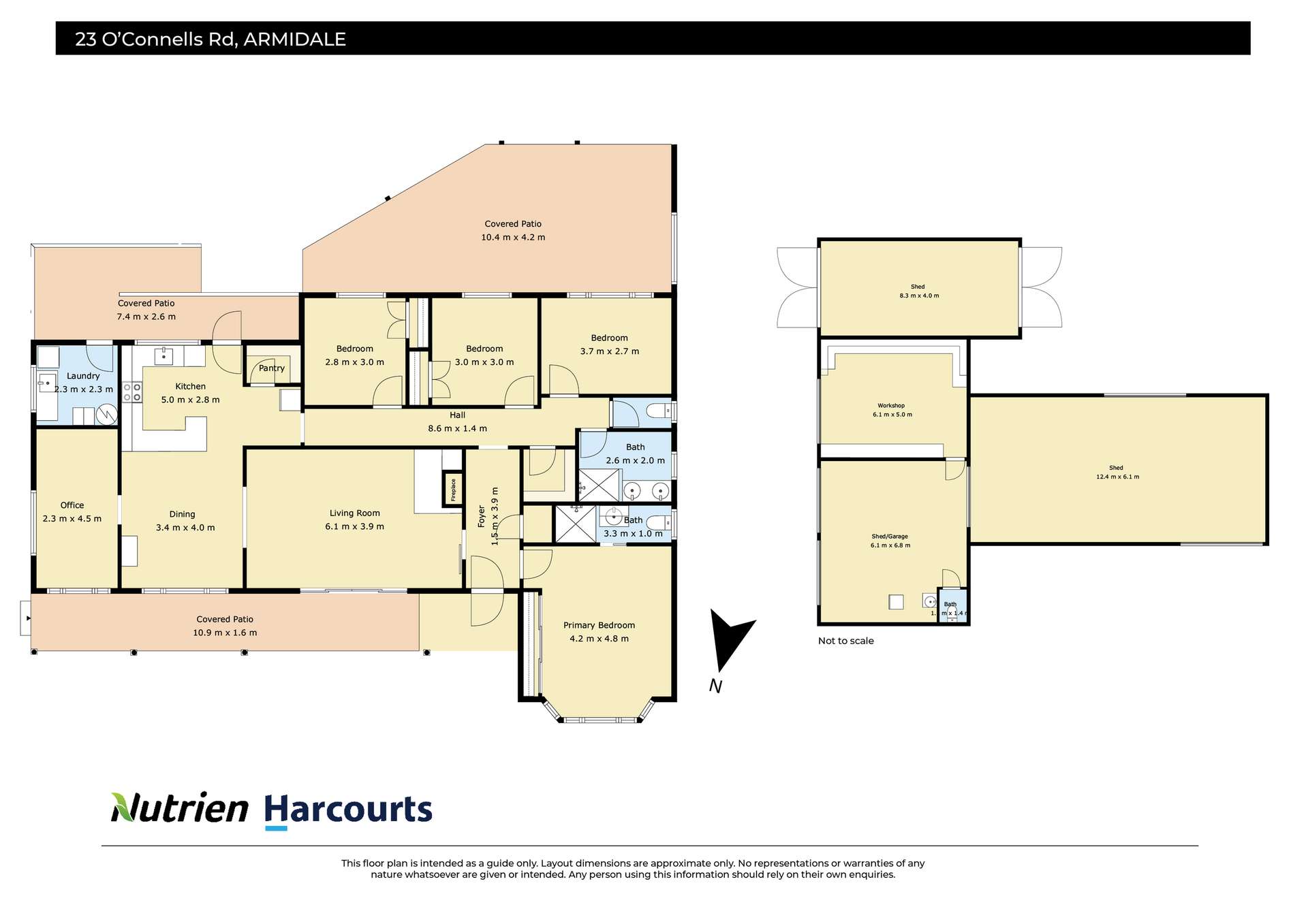 23 O'Connells Road, Armidale For Sale by Farmbuy.com - floorplan 1