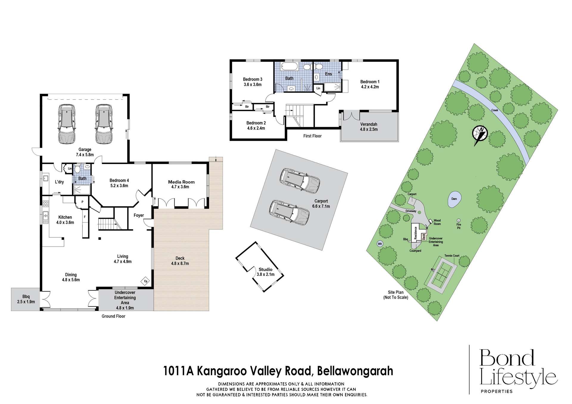 1011A Kangaroo Valley Road, Bellawongarah For Sale by Farmbuy.com - floorplan 1