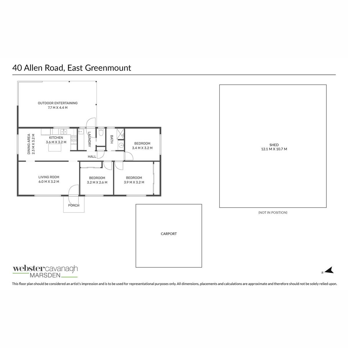 40 Allen Road, East Greenmount For Sale by Farmbuy.com - floorplan 1