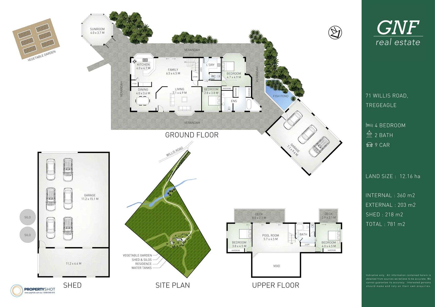 71 Willis Road, Tregeagle For Sale by Farmbuy.com - floorplan 1