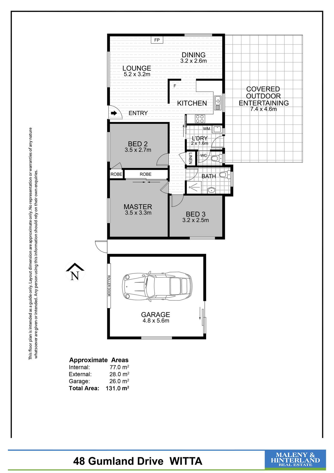 48 Gumland Drive, Witta For Sale by Farmbuy.com - floorplan 1