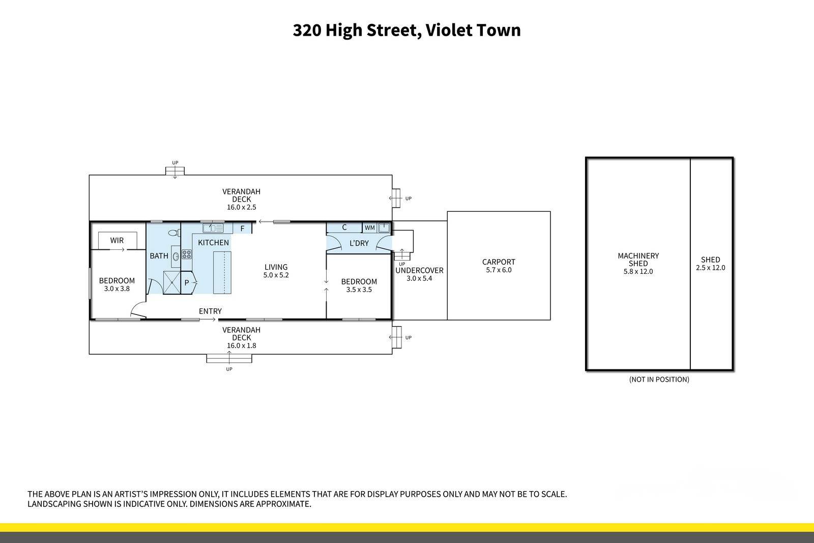 320 High Street, Violet Town For Sale by Farmbuy.com - floorplan 1