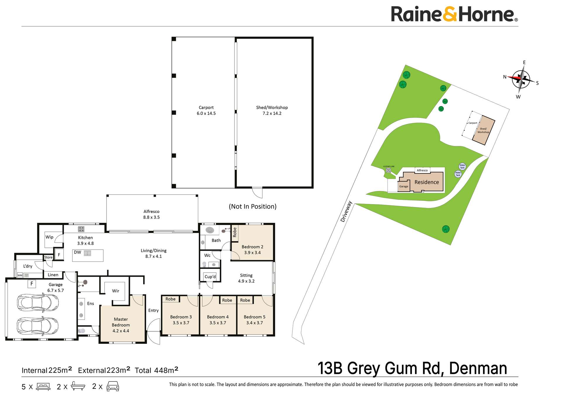 13B Grey Gum Road, Denman For Sale by Farmbuy.com - floorplan 1