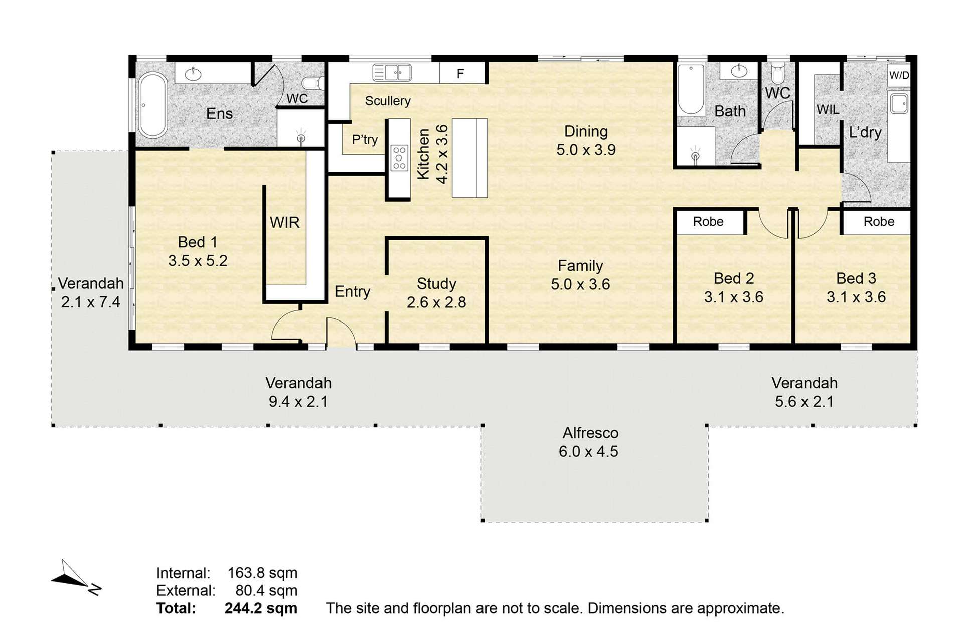 45 Moran Street, West Toodyay For Sale by Farmbuy.com - floorplan 1