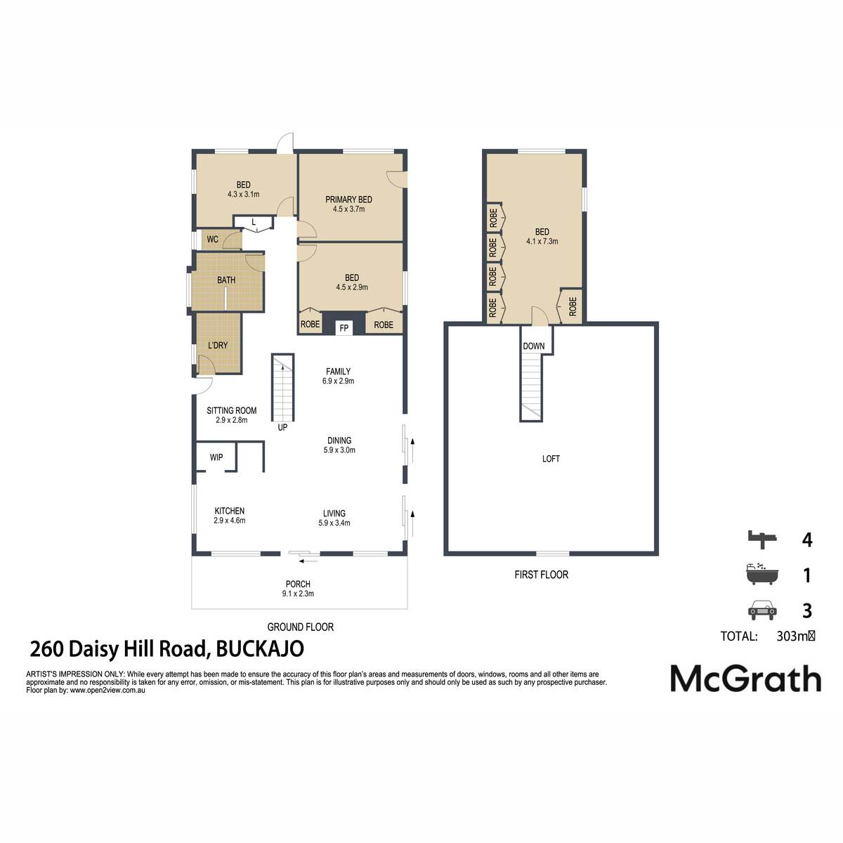 260 Daisy Hill Road, Bega For Sale by Farmbuy.com - floorplan 1