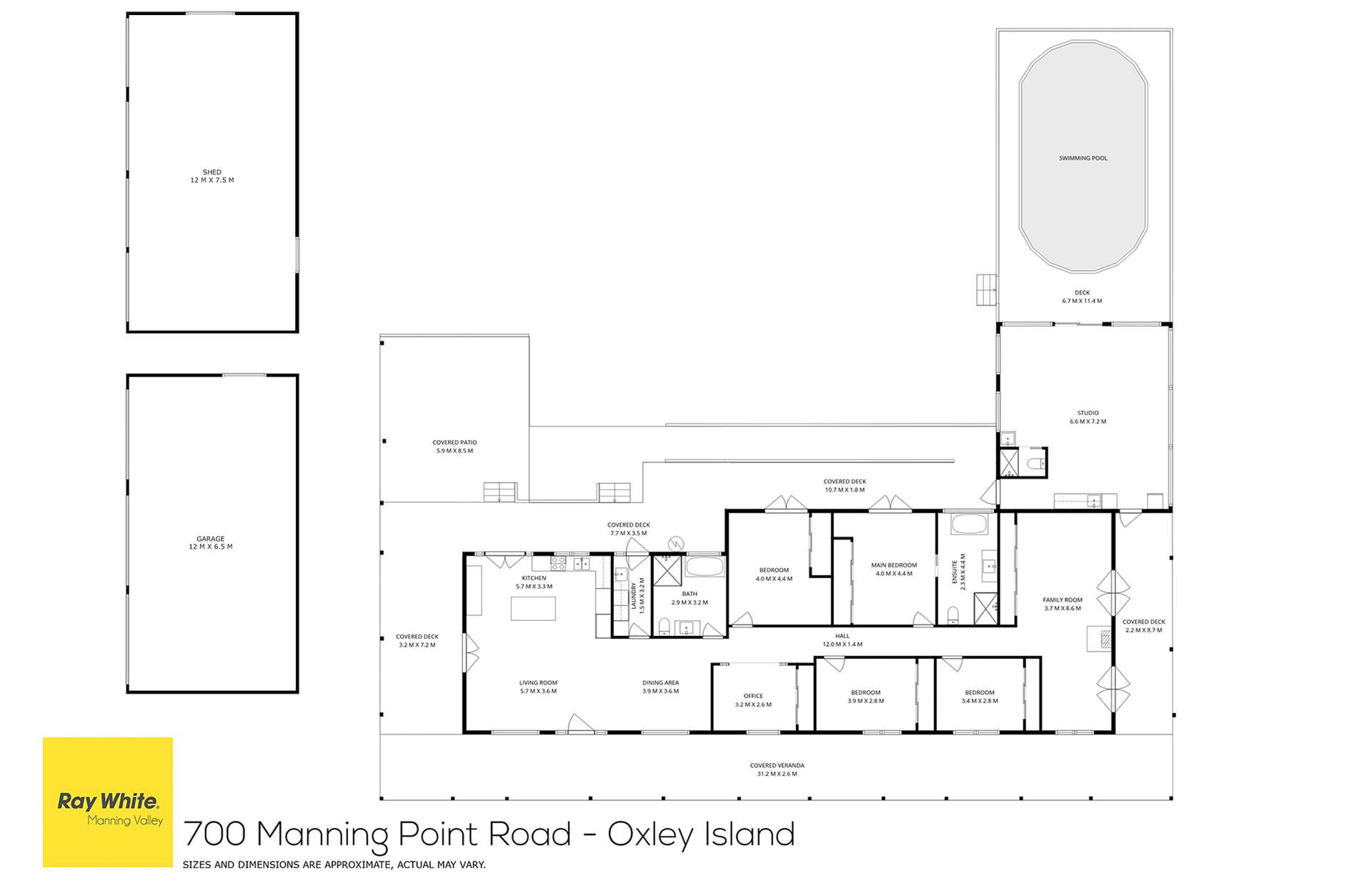 700 Manning Point Road, Oxley Island For Sale by Farmbuy.com - floorplan 1