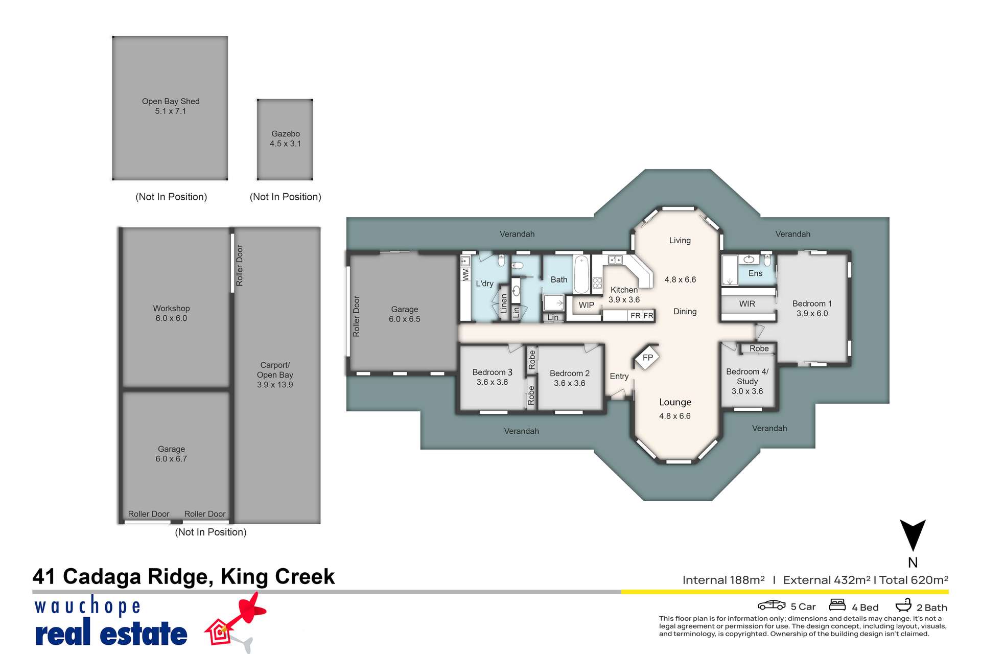 41 Cadaga Ridge, King Creek For Sale by Farmbuy.com - floorplan 1