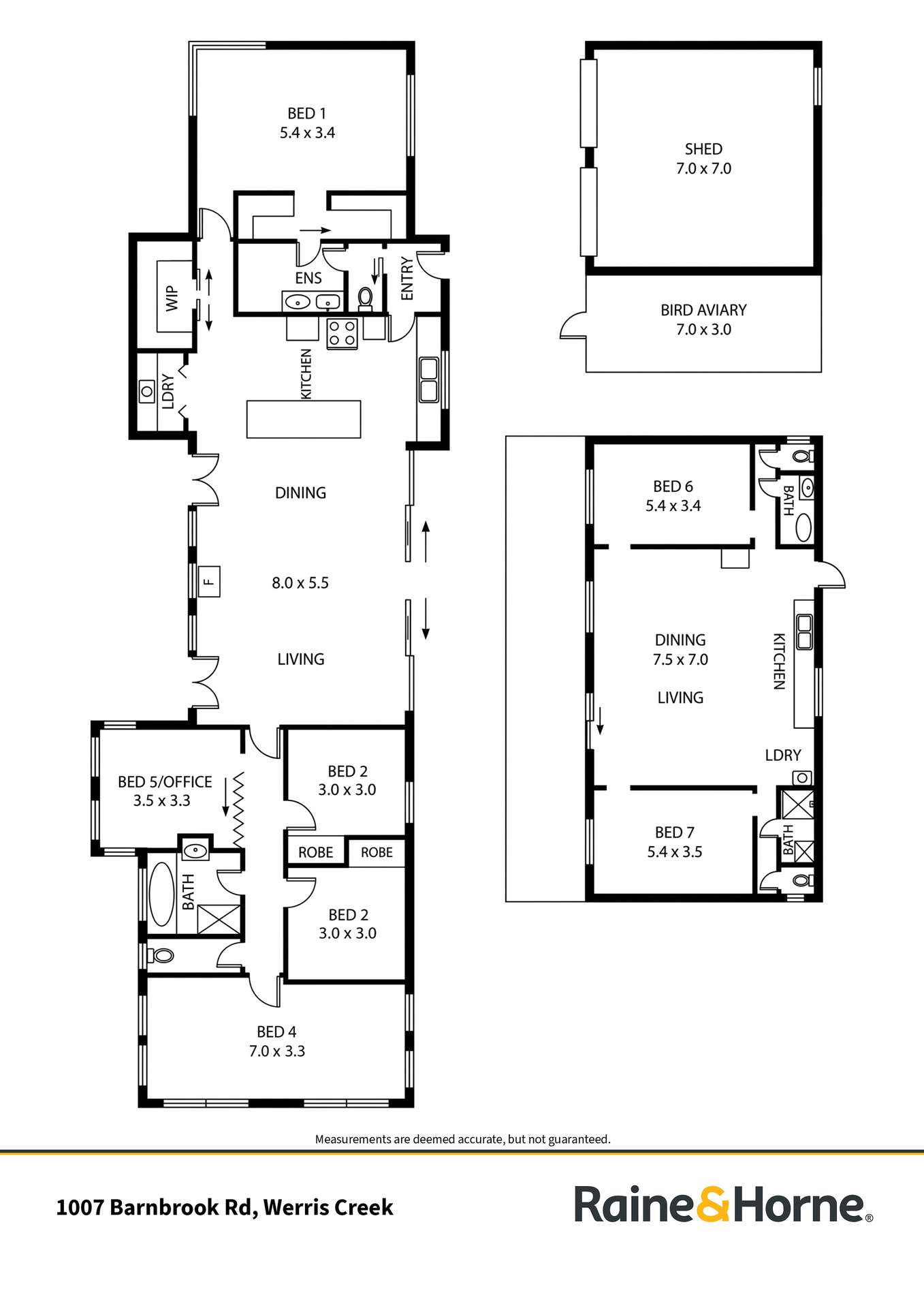 1007 Barnbrook Road, Werris Creek For Sale by Farmbuy.com - floorplan 1