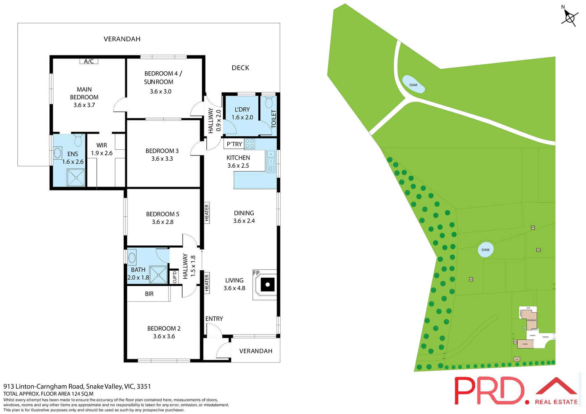 913 Linton-Carngham Road, Snake Valley For Sale by Farmbuy.com - floorplan 1
