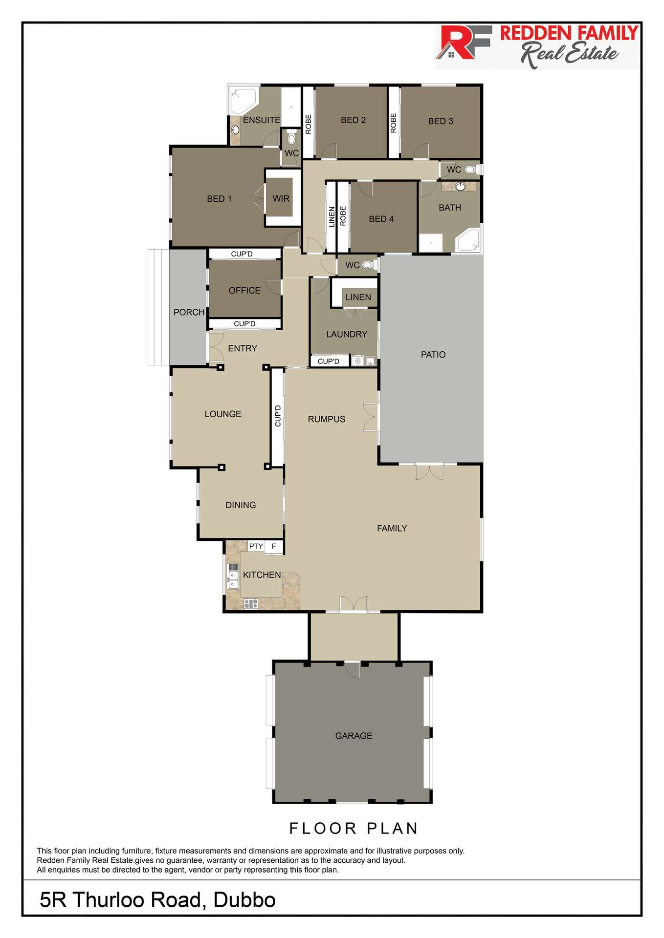 5R Thurloo Road, Dubbo For Sale by Farmbuy.com - floorplan 1