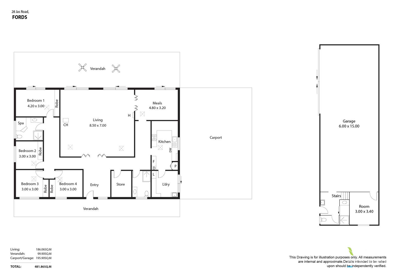 128 Jas Ryan Road, Fords For Sale by Farmbuy.com - floorplan 1