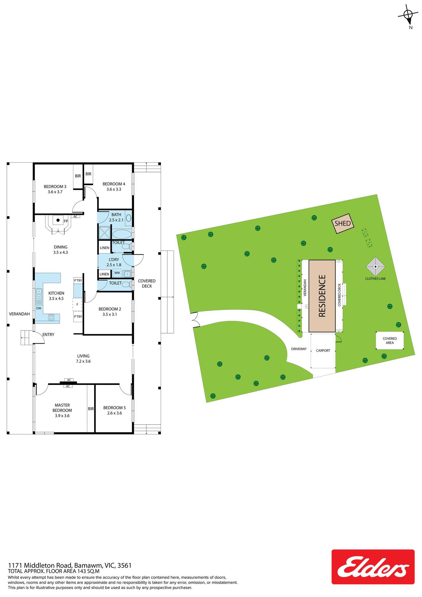1171 Middleton Road, Echuca For Sale by Farmbuy.com - floorplan 1