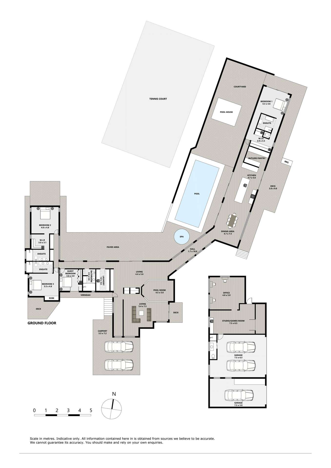 78 Nemingha Heights Road, Tamworth For Sale by Farmbuy.com - floorplan 1