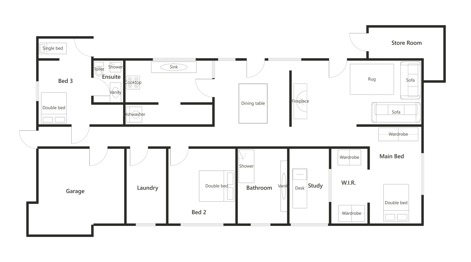 7 Panorama Drive, Myrtleford For Sale by Farmbuy.com - floorplan 1