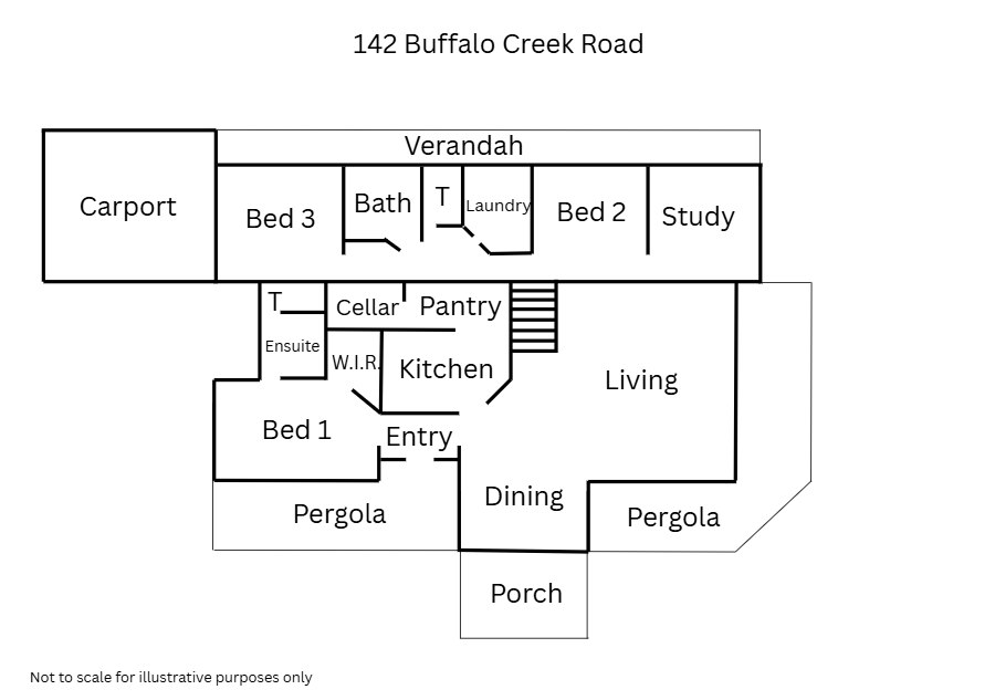 142 Buffalo Creek Road, Myrtleford For Sale by Farmbuy.com - floorplan 1