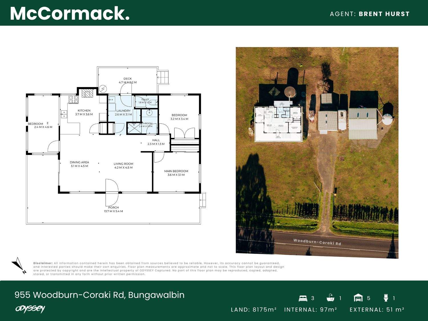 955 Woodburn Coraki Road, Woodburn For Sale by Farmbuy.com - floorplan 1