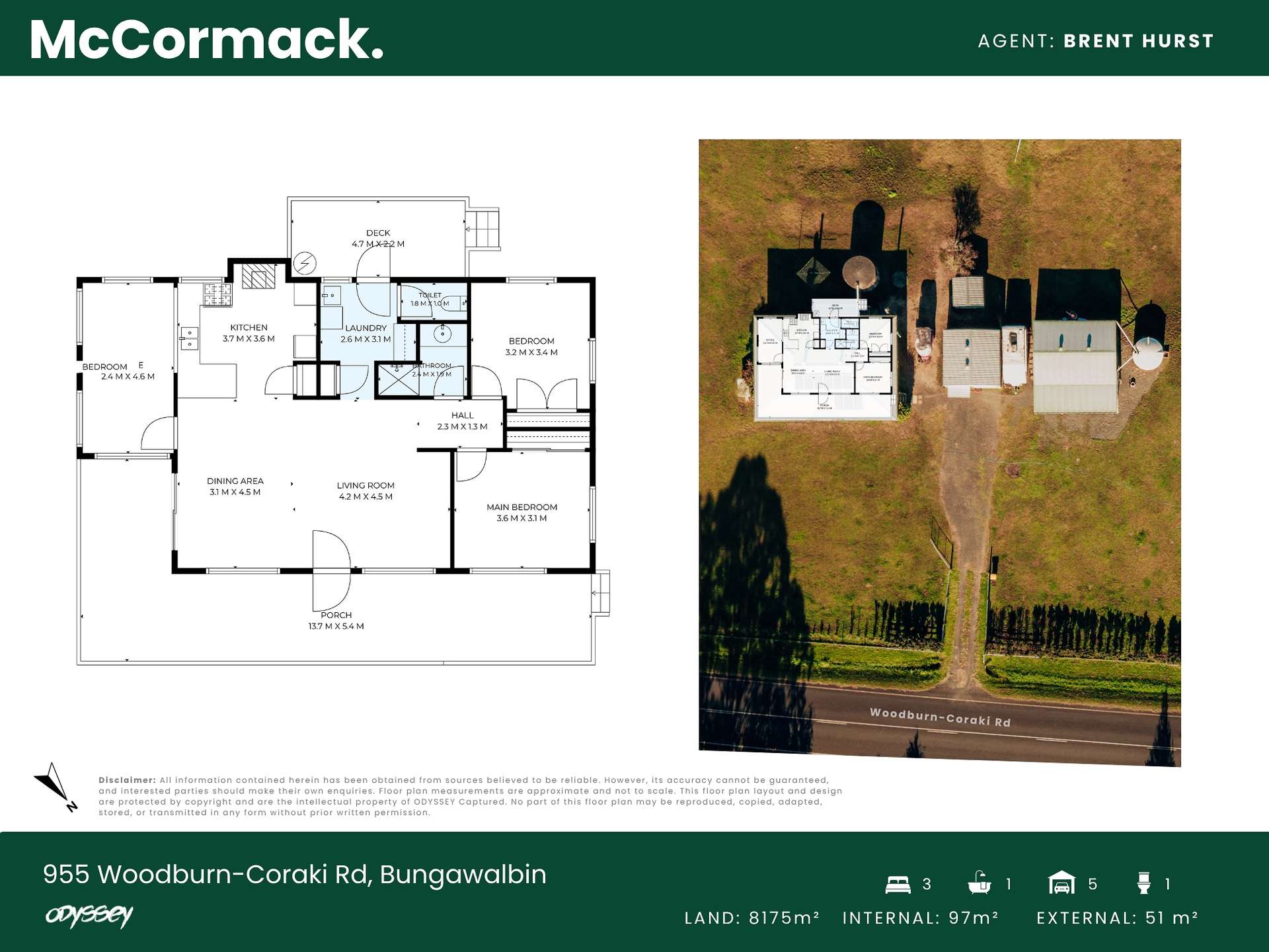 955 Woodburn Coraki Road, Woodburn For Sale by Farmbuy.com - floorplan 1