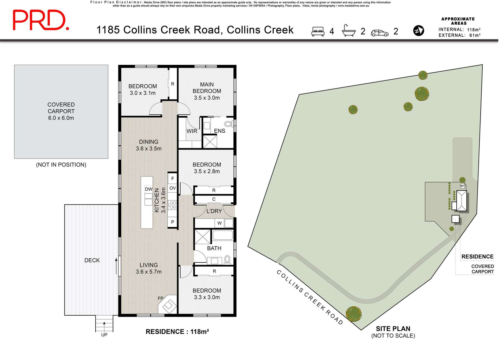 1185 Collins Creek Road, Collins Creek For Sale by Farmbuy.com - floorplan 1
