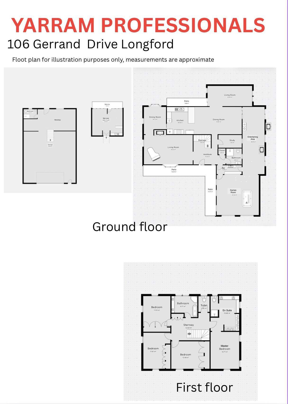 106 Gerrand Drive, Longford For Sale by Farmbuy.com - floorplan 1