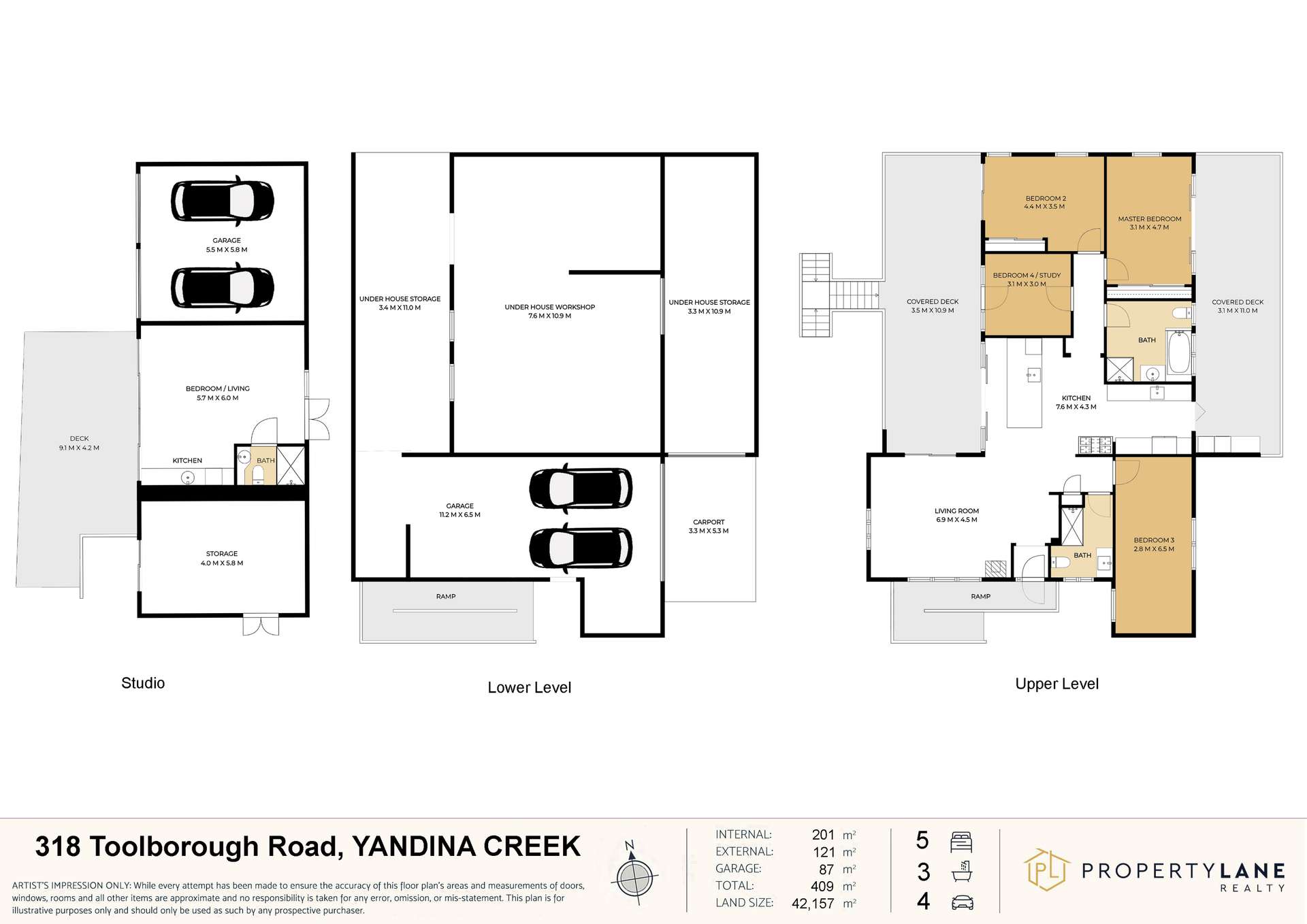 318 Toolborough Road, Yandina Creek For Sale by Farmbuy.com - floorplan 1
