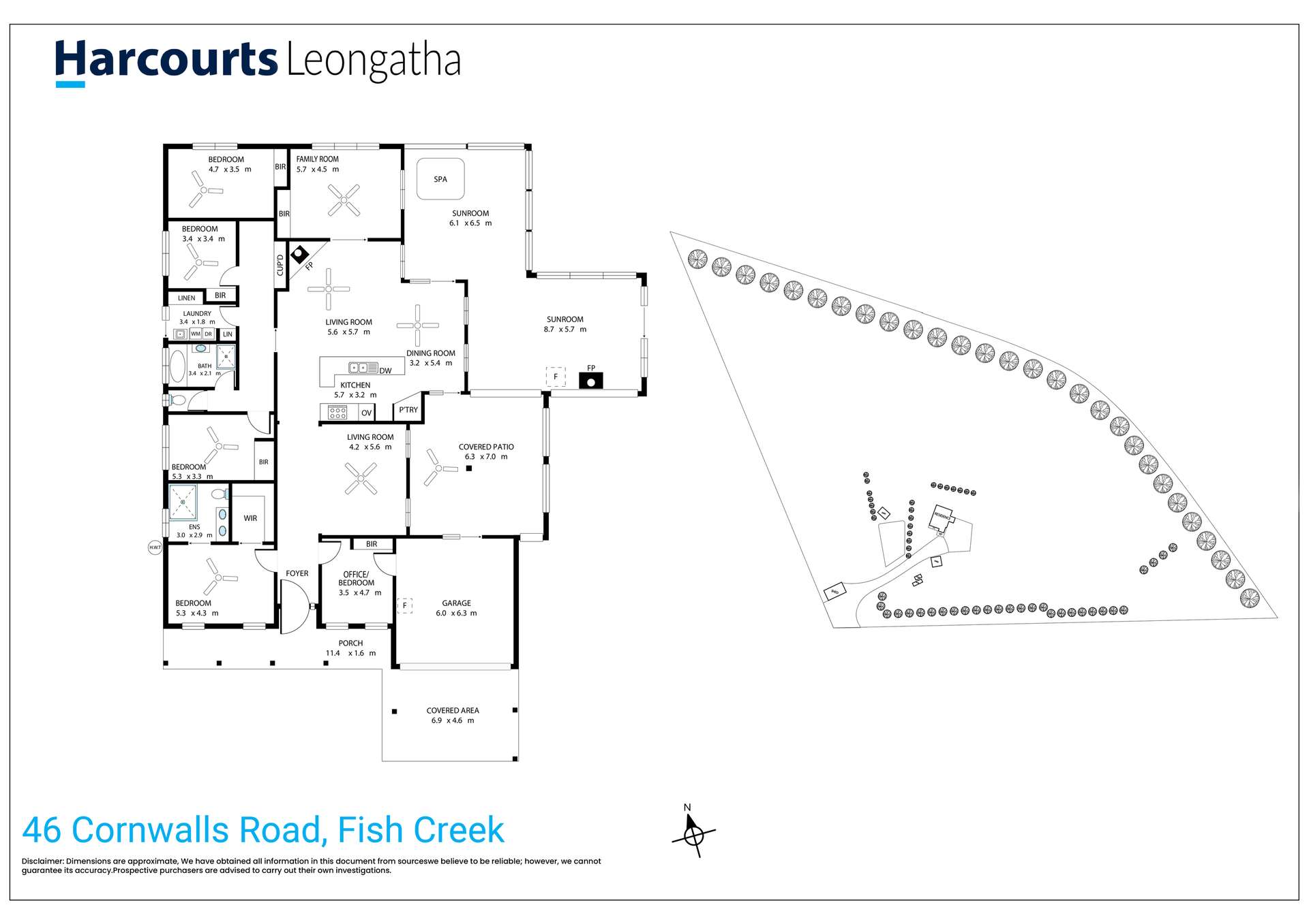 46 Cornwalls Road, Fish Creek For Sale by Farmbuy.com - floorplan 1