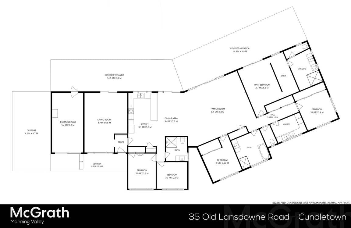 35 Old Lansdowne Road, Cundletown Sold by Farmbuy.com - floorplan 1