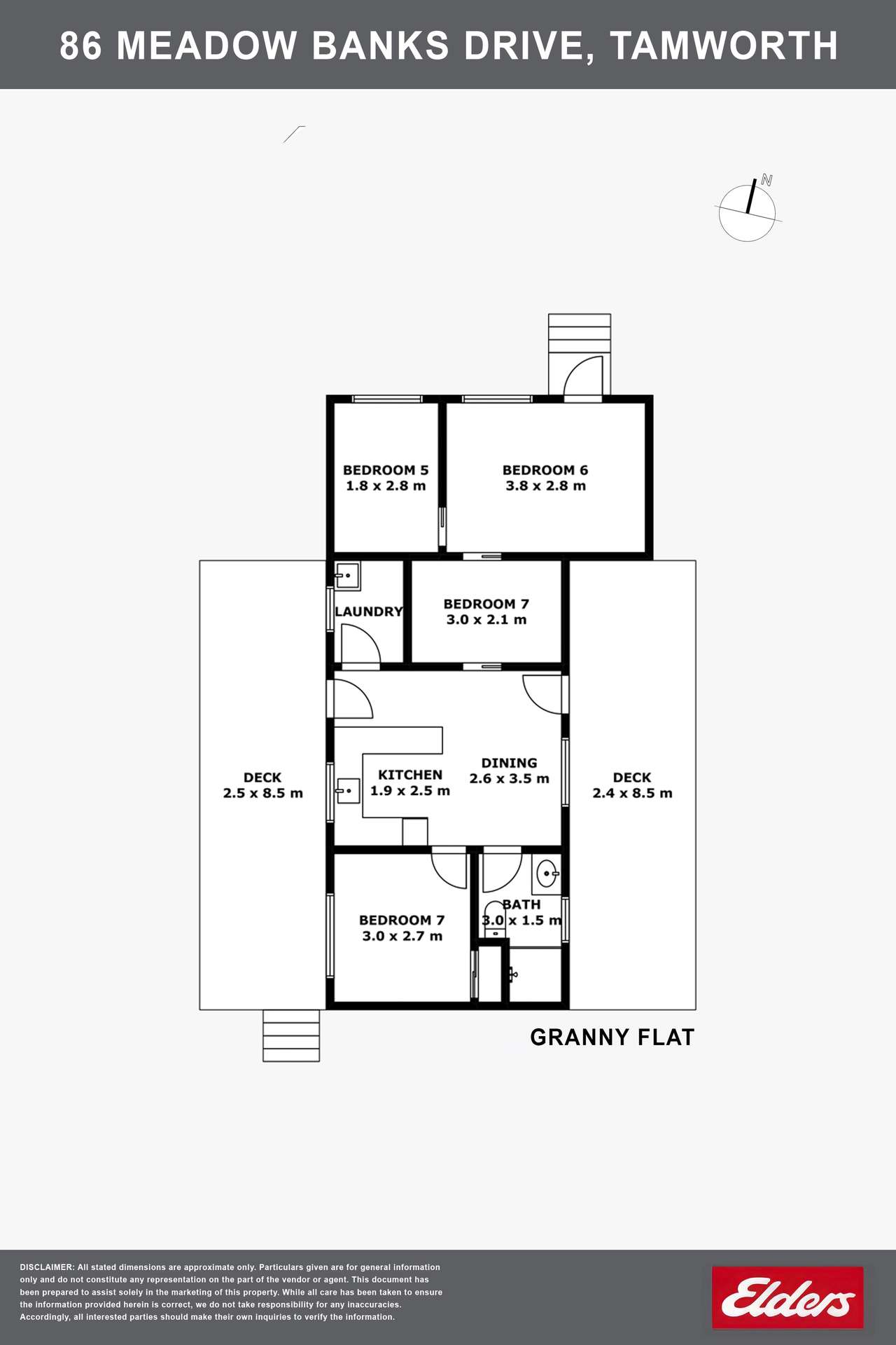 86 Meadow Banks Drive, Tamworth For Sale by Farmbuy.com - floorplan 2