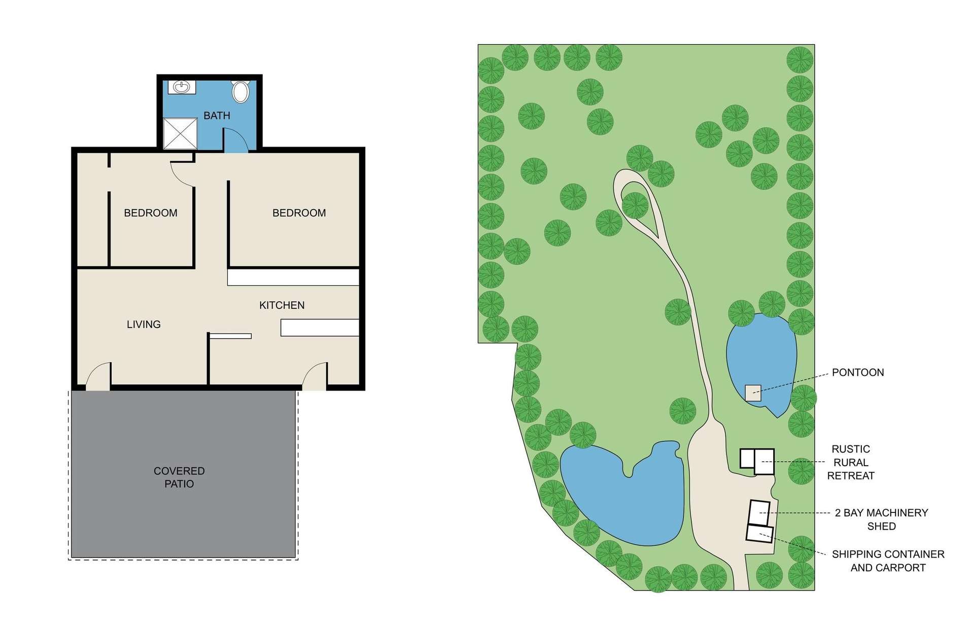 1542 Wine Country Drive, North Rothbury For Sale by Farmbuy.com - floorplan 1