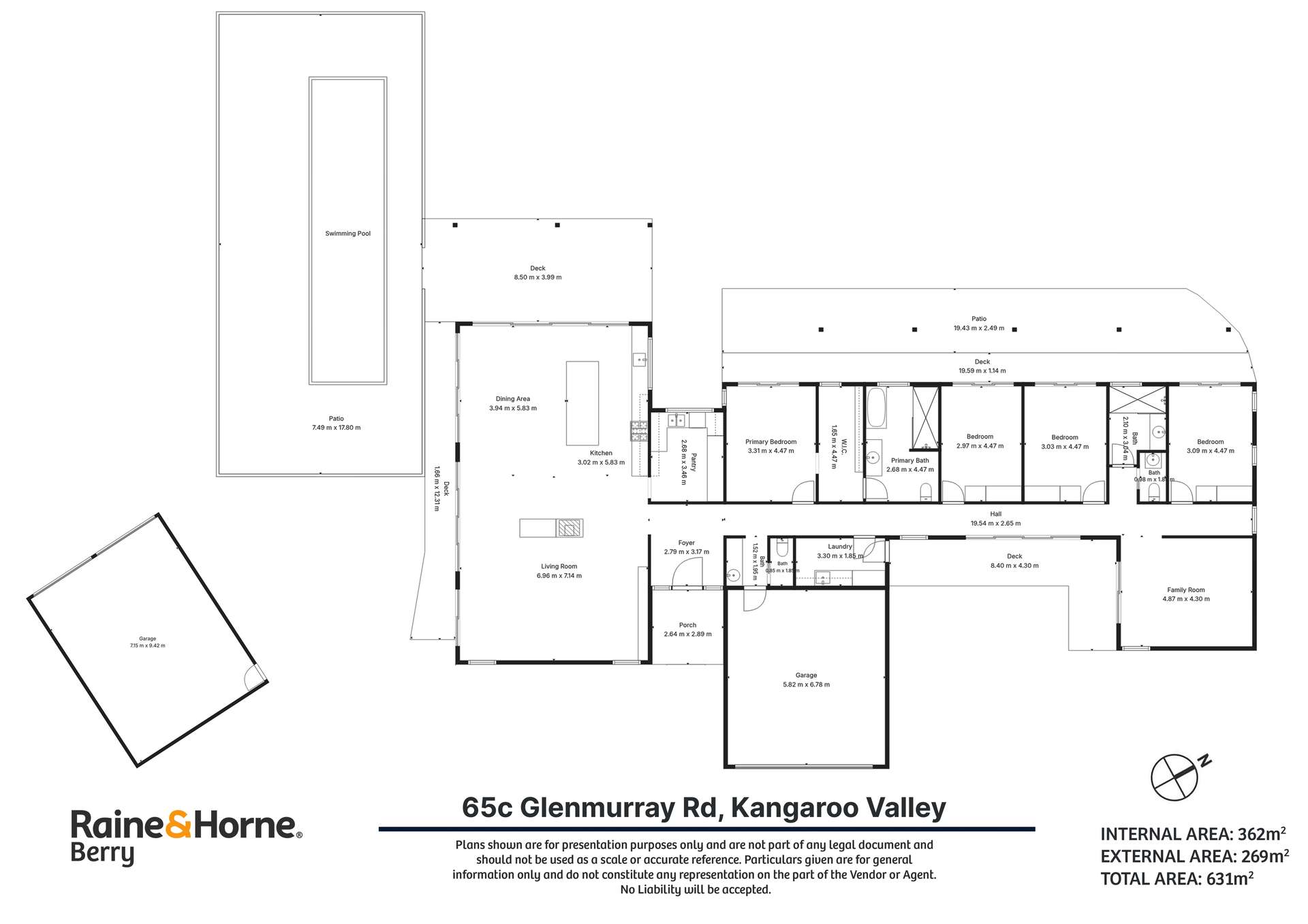 65C Glenmurray Road, Kangaroo Valley For Sale by Farmbuy.com - floorplan 1