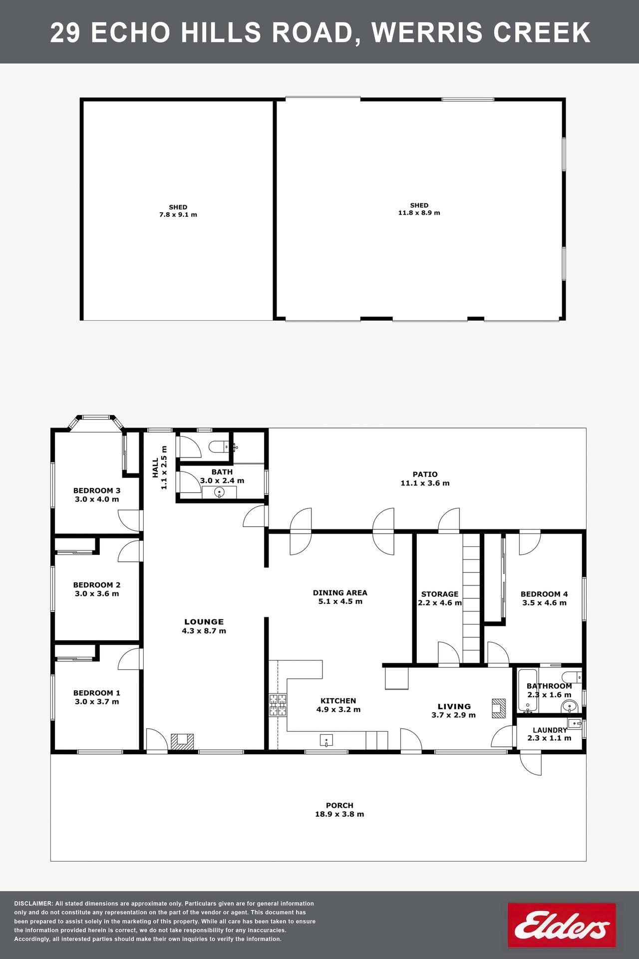 29 Echo Hills Road, Werris Creek For Sale by Farmbuy.com - floorplan 1