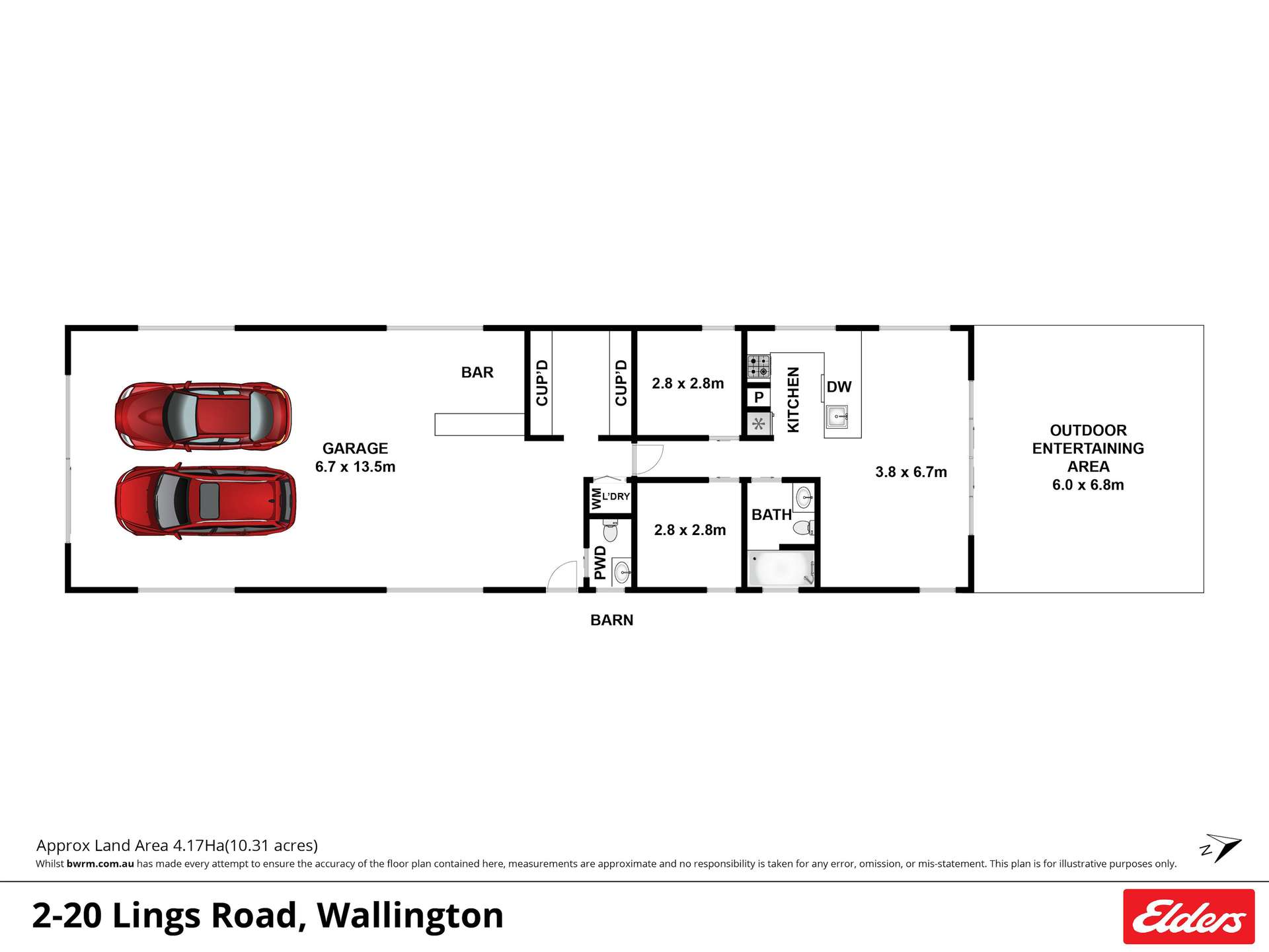 2-20 Lings Road, Wallington For Sale by Farmbuy.com - floorplan 1