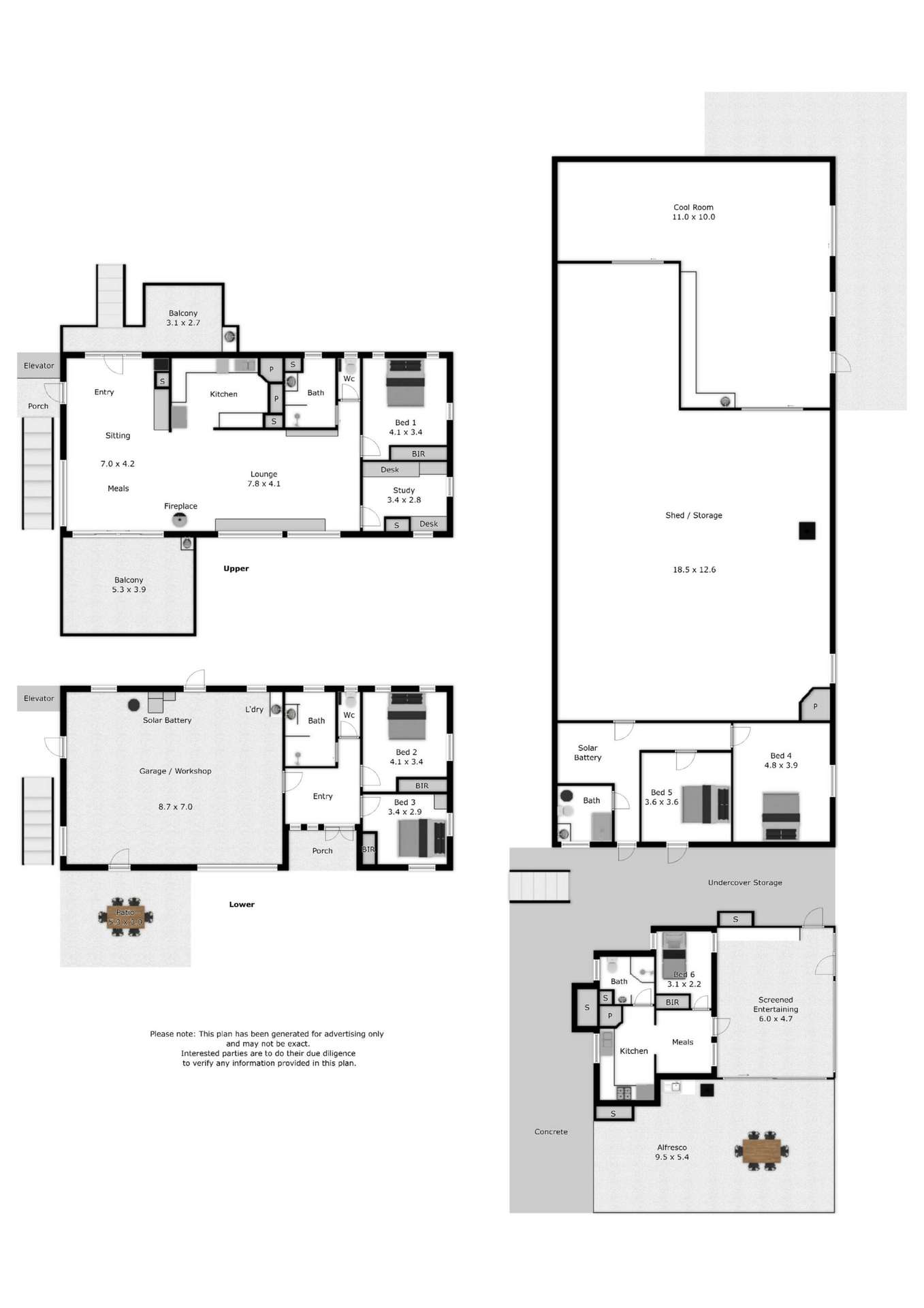 117 Sugarloaf Lane, Beechworth For Sale by Farmbuy.com - floorplan 1