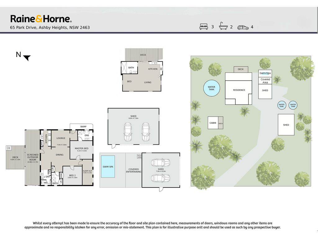 65 Park Drive, Ashby Heights For Sale by Farmbuy.com - floorplan 1