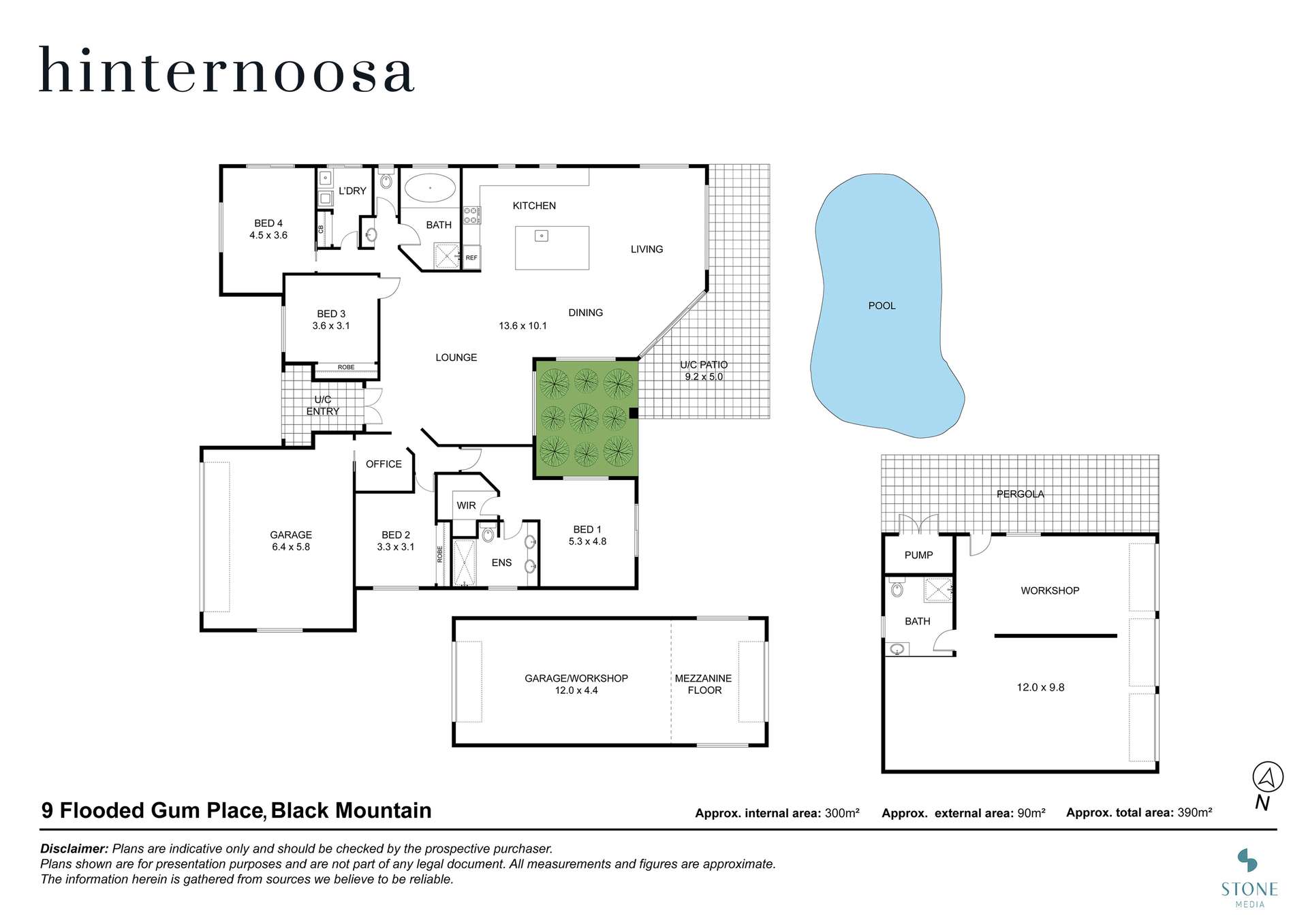 9 Flooded Gum Place, Black Mountain For Sale by Farmbuy.com - floorplan 1