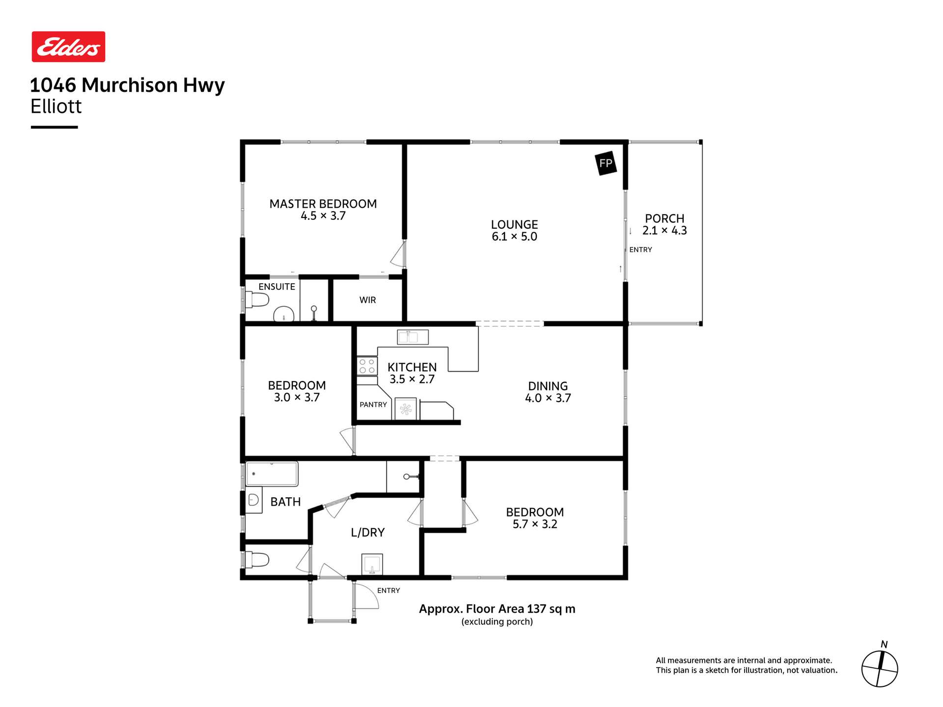1046 Murchison Highway, Elliott For Sale by Farmbuy.com - floorplan 1
